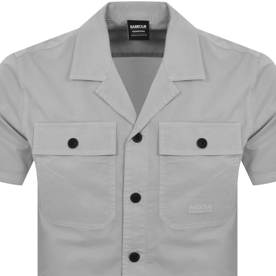Barbour International Short Sleeve Shirt Grey